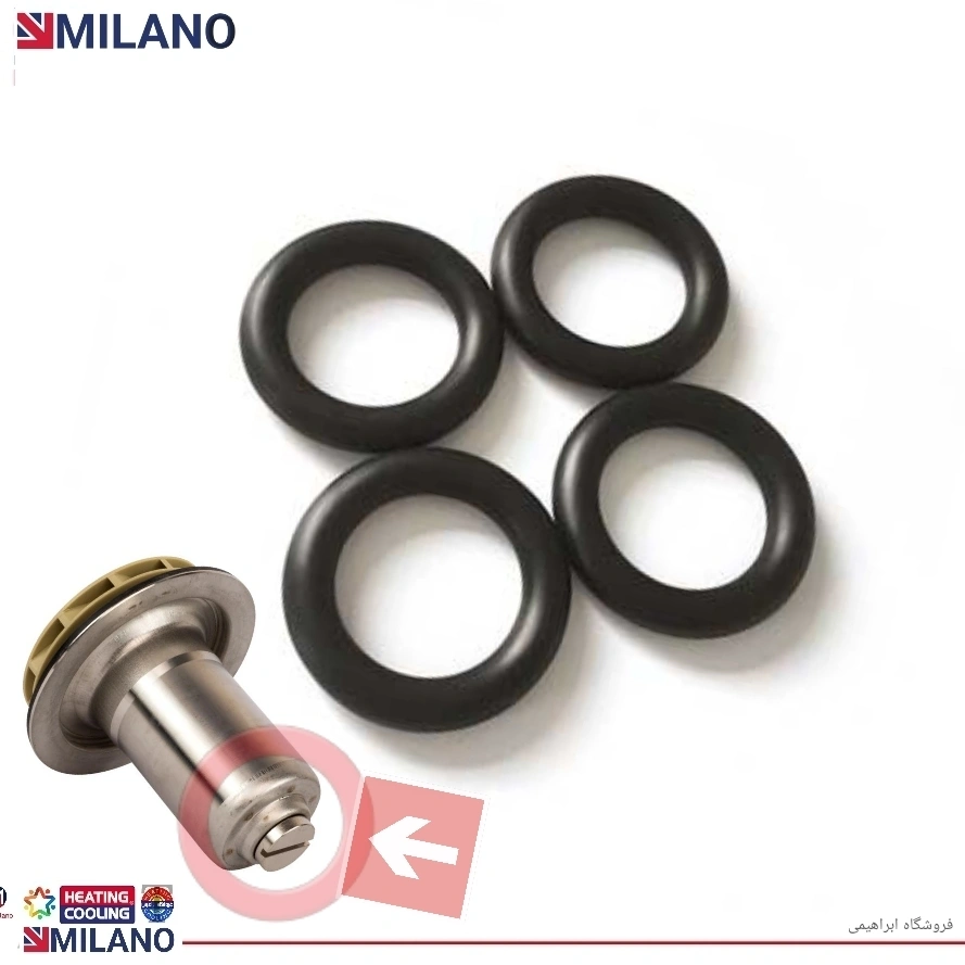 (۴ عددی)_واشر کف استاتور و روتور کد 2281