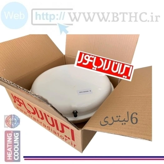 منبع انبساط پکیج 6_لیتری3/8 ایران رادیاتورپک شرکتی کد  4061 T .. 