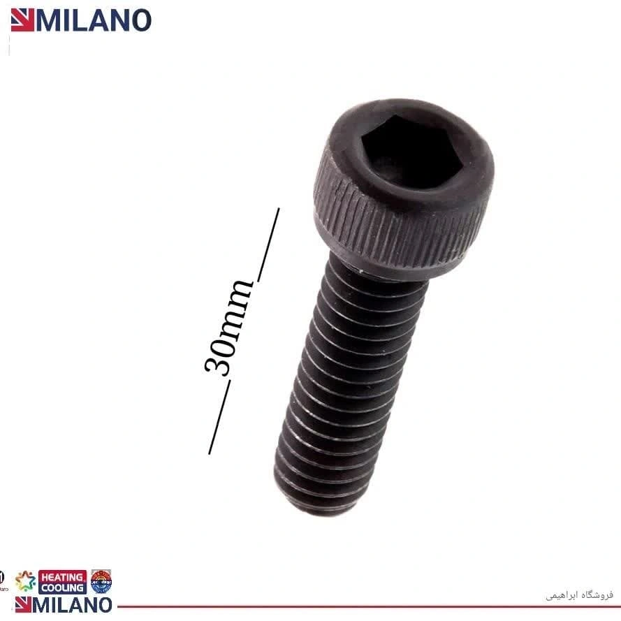 (100 عددی/ / پیچ مبدل صفحه ای 30mm کد 8930 A