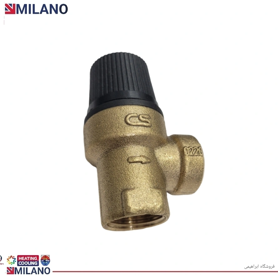 شیر سه بار رزوه داخل ترک CSCASE کد 0163 P