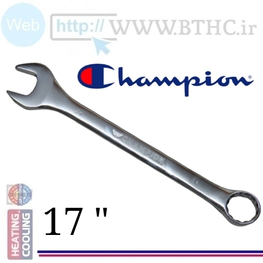 آچار  تخت یکسر رینگی{ 17 }CHAMPION