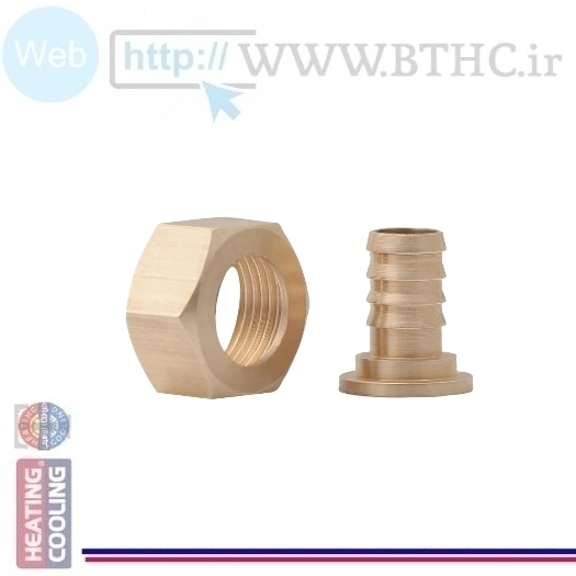 مهره الیو برنجی ریابی شمش سنگین (پک 10 عددی)1203R