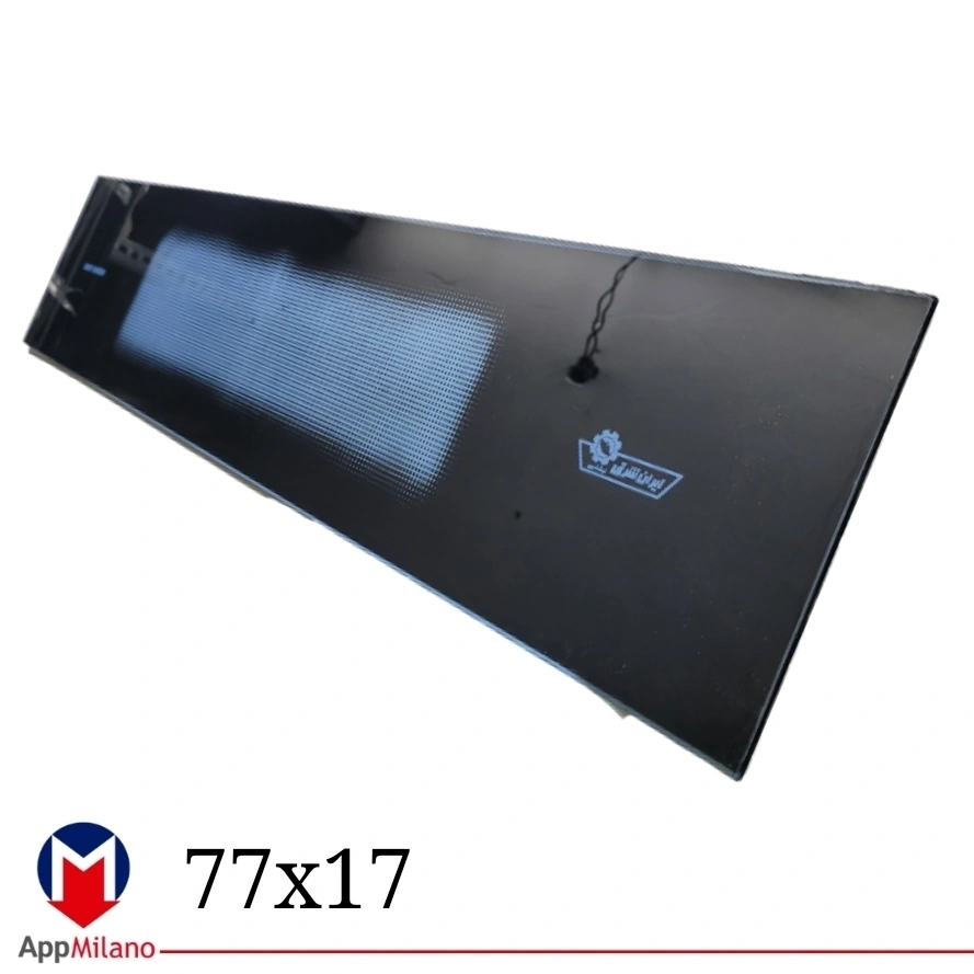 شیشه بخاری ایران شرق size 77x17 . .
