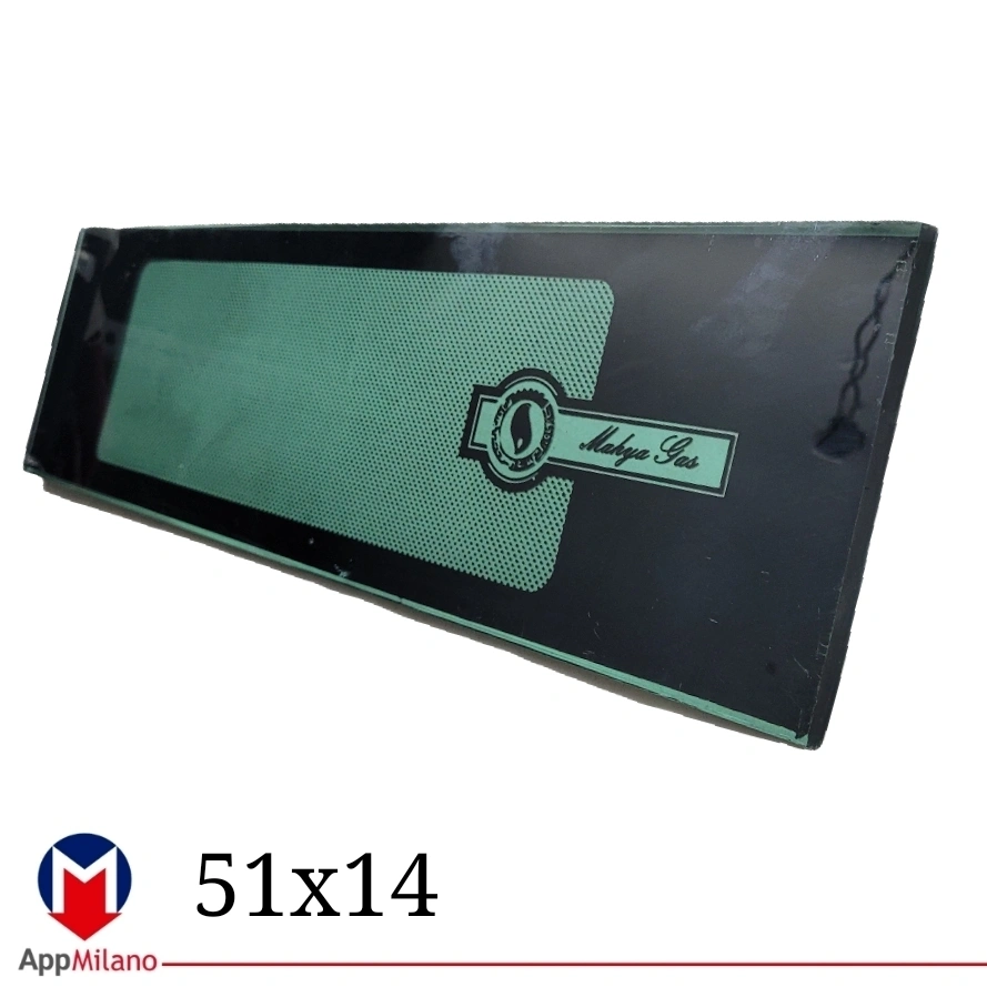 شیشه بخاری مهیا  size 51x14 . . 