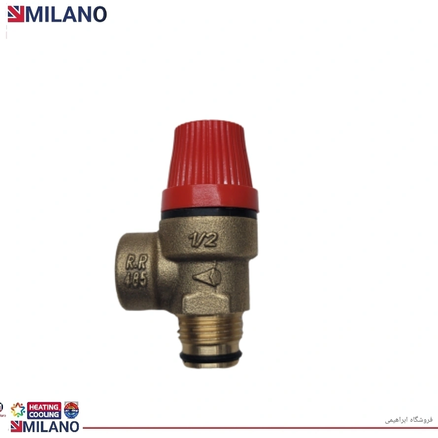 شیر سه بار 1/2 رزوه ای اورینگی ایران رادیاتور [C485 RA]