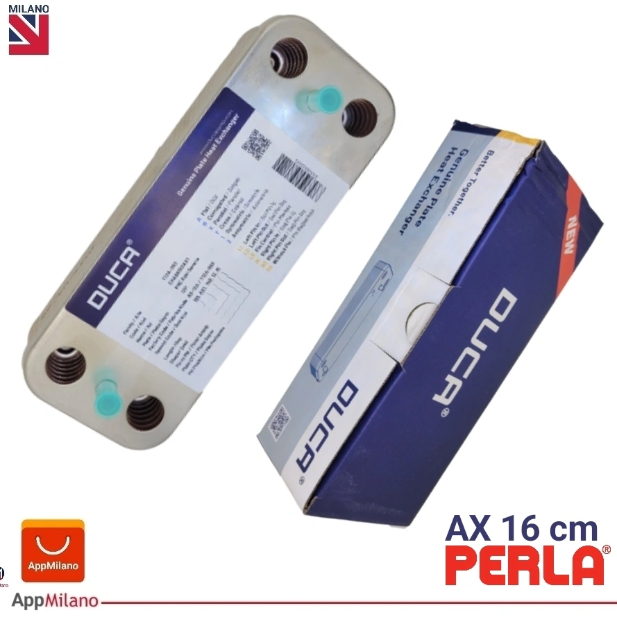 مبدل پکیج صفحه ای  دوکایی پرلا  Perla ax16cm کد 1166 I