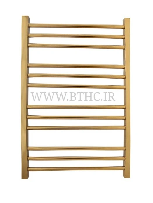 حوله خشک کن استیل لول " 50در 75(( طلایی براق ))