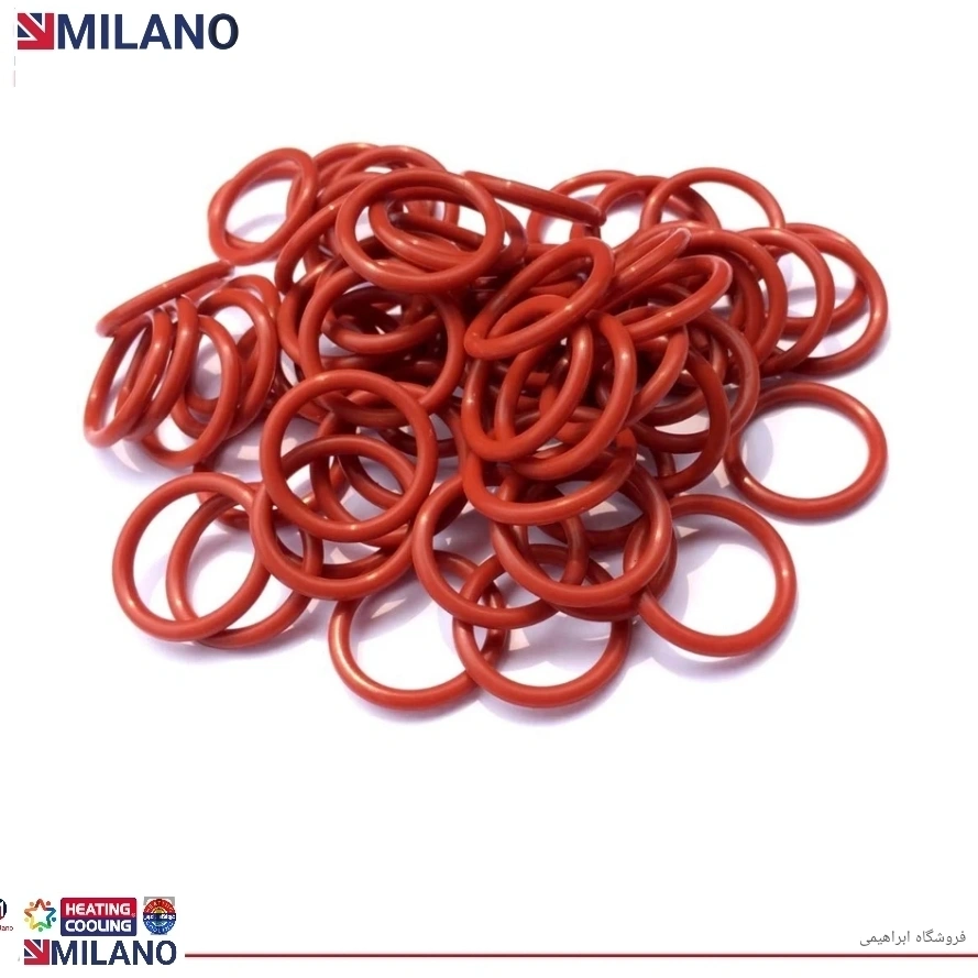 (25 عدد** واشر پکیج سیلیکونی مبدل صفحه ای M ایران کد 3900 - O