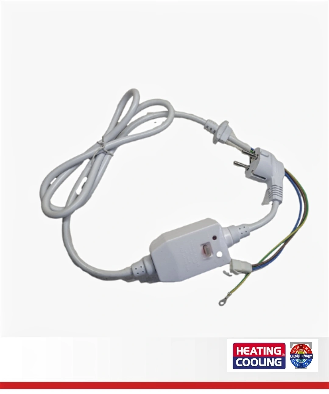 کابل ورودی و محافظ جان آبگرمکن فن دار ایران شرق کد 7834 