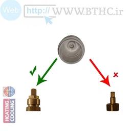 (10 عدد ) ولوم شیر زانو گرما رزه ای مربعی فقط بالا 4356 کد P