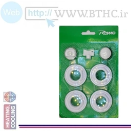 ست درپوش هفت تیکه رادیاتور آلومنیومی ( رومو)(پک 10 عددی) ق ل 1195