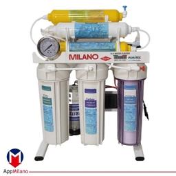 دستگاه تصفیه آب میلانو (تانک وارداتی  3.5 گالن ممبران 100 dow شیر اهرمی کد 8817  