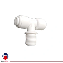 10 عدد// فیتنگ سه راهه تصفیه آب  رزه از وسط کد 1663 (T)