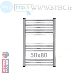 حوله خشک کن استیل لول (کروم براق ) 50در75