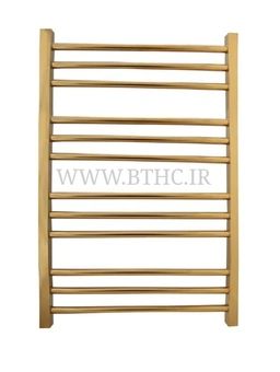 حوله خشک کن استیل لول " 50در 75(( طلایی براق ))