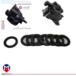 (10 عدد ) واشر لاستیکی تخت خروجی هوزینگ پکیج کد 6509 T 