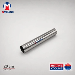 10 عدد//  لوله دودکش استیل 25 سانت  (L) 2525 ..